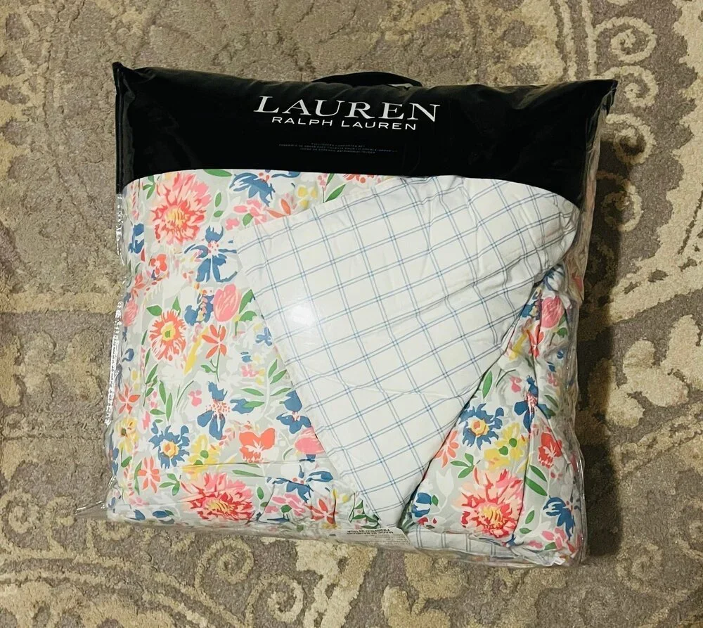 New❤️Lauren Ralph Lauren Full/Queen Cotton Comforter Set